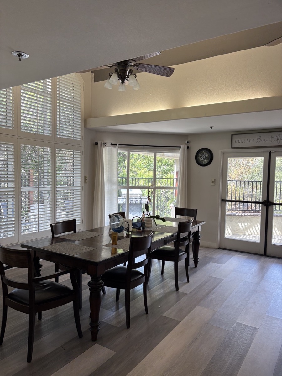 Comfortable seating and shared space